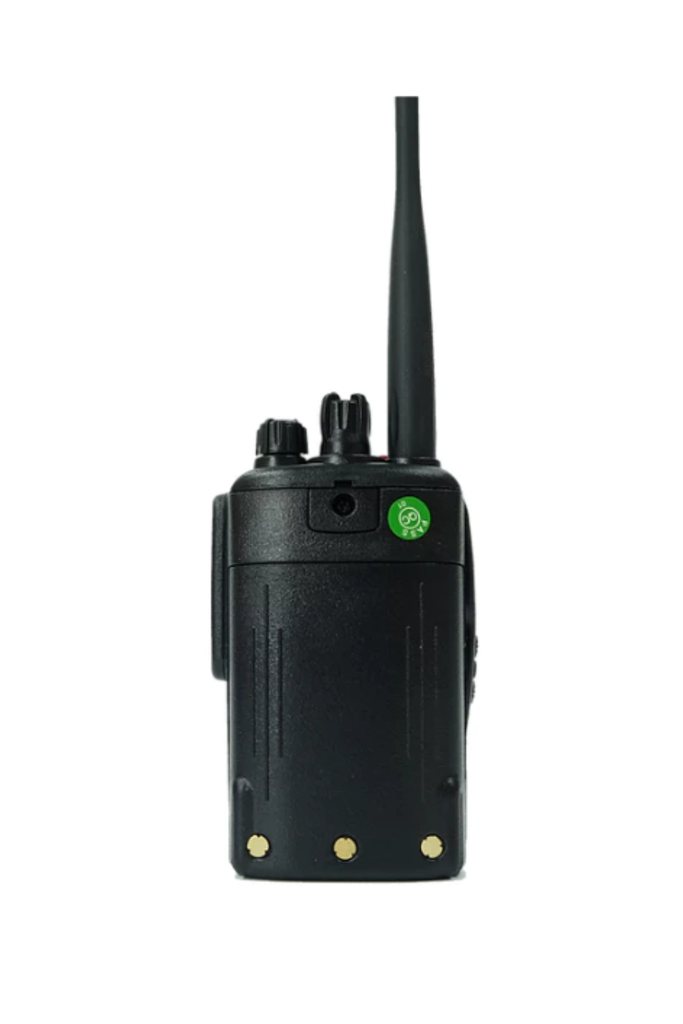 Cignus W80 Portable Water Resistant Two Way Radio-VHF (136-174 Mhz) Back View