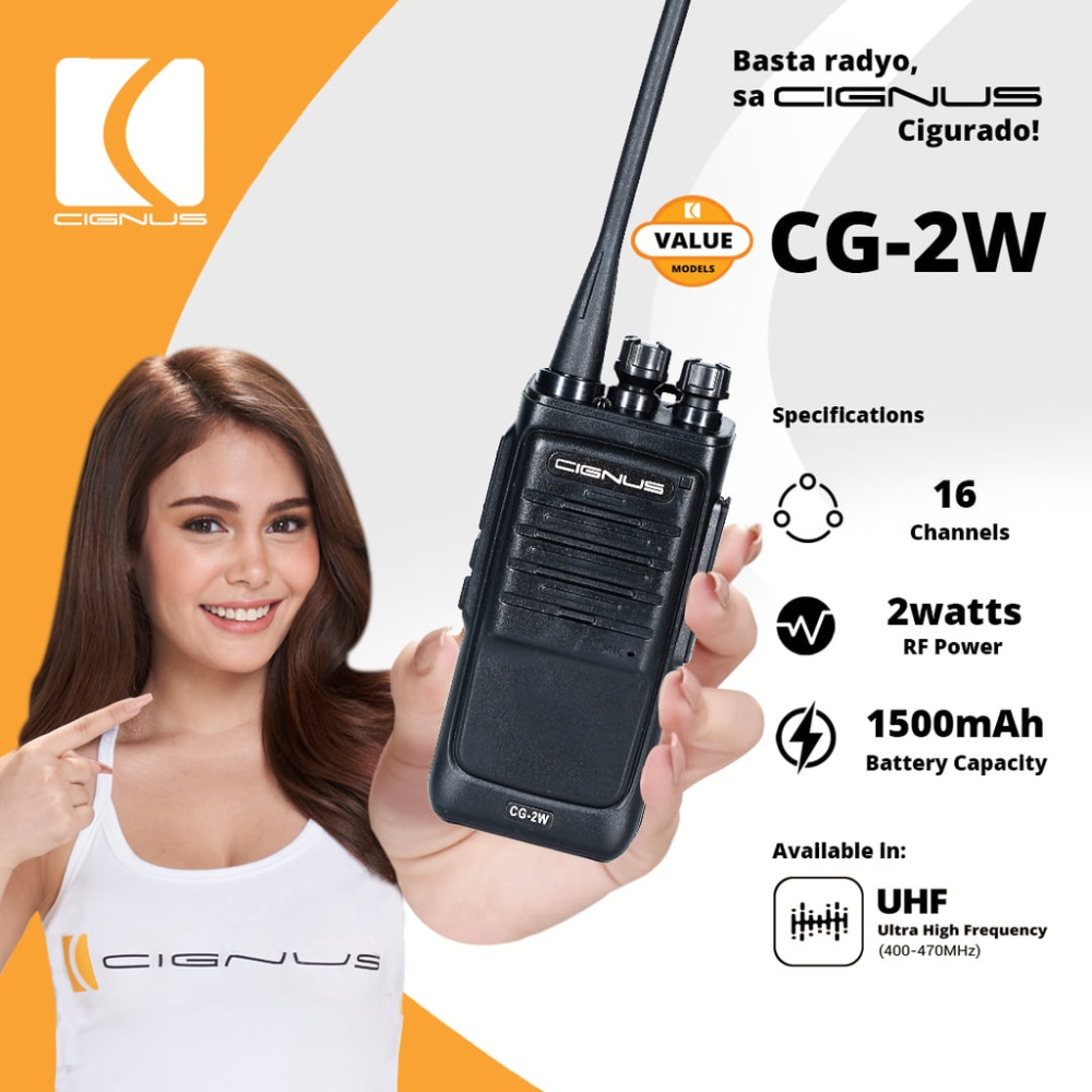 CIGNUS CG2W UHF(400-470MHZ) Poster