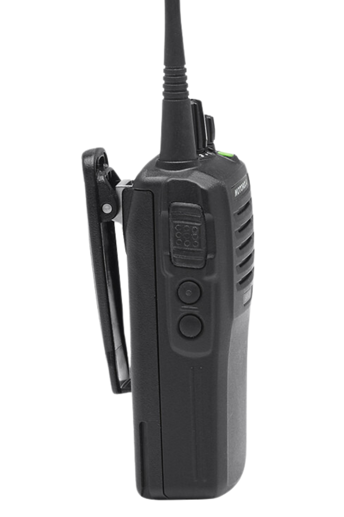 MOTOROLA EVX-261 PORTABLE DIGITAL RADIO VHF(136-174MHZ) Side View