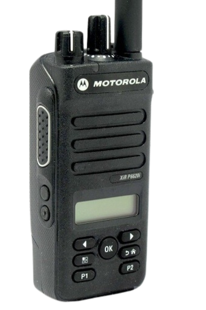 MOTOROLA XIR P6620i DIGITAL PORTABLE RADIO Side View