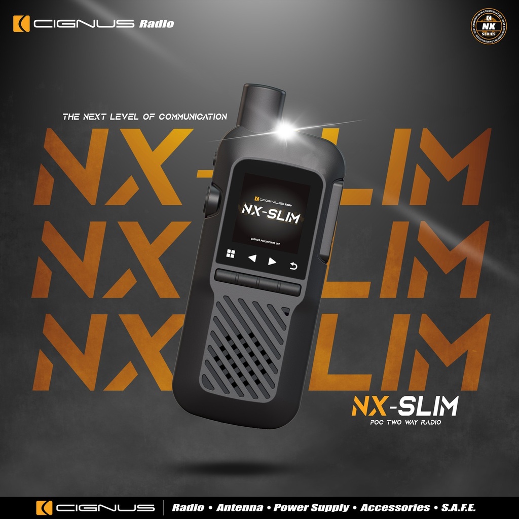 Cignus NX-Slim -  LTE PoC Radio Poster