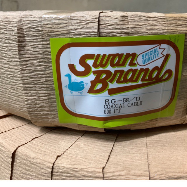 SWAN JAPAN RG58 COAXIAL CABLE (150 METERS / ROLL)