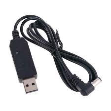 Portable 5 Volts to 12 Volts USB Charger Cable For Baofeng Series