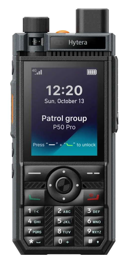 Hytera P50 Pro - Rugged Business PoC Radio (WIFI/GPS/CAMERA/NFC/PHONE)