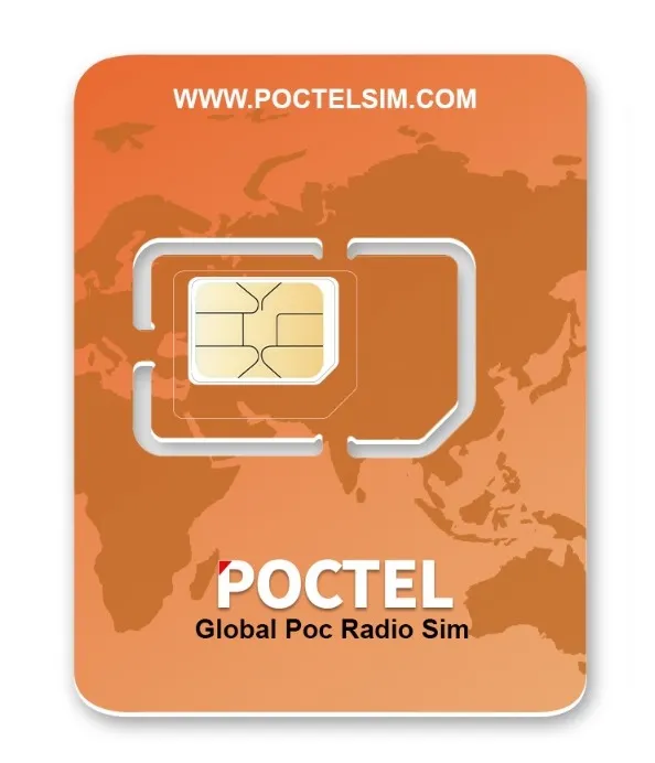 POCTEL Simcard - Global Simcard for PoC Radio / CCTV / GPS Device