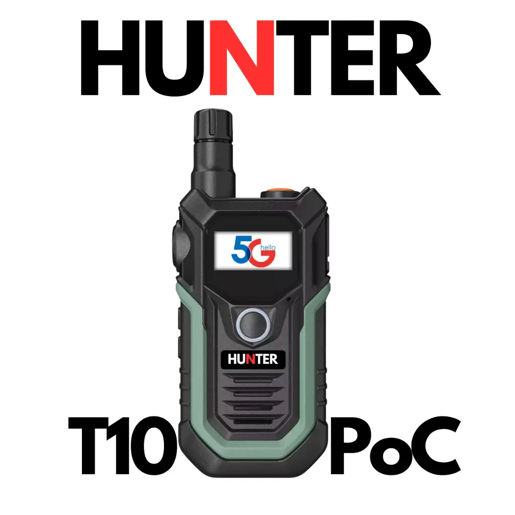 Hunter T10 - Mini POC Radio 4G LTE Handheld Real PTT 5000Km Global Long Range