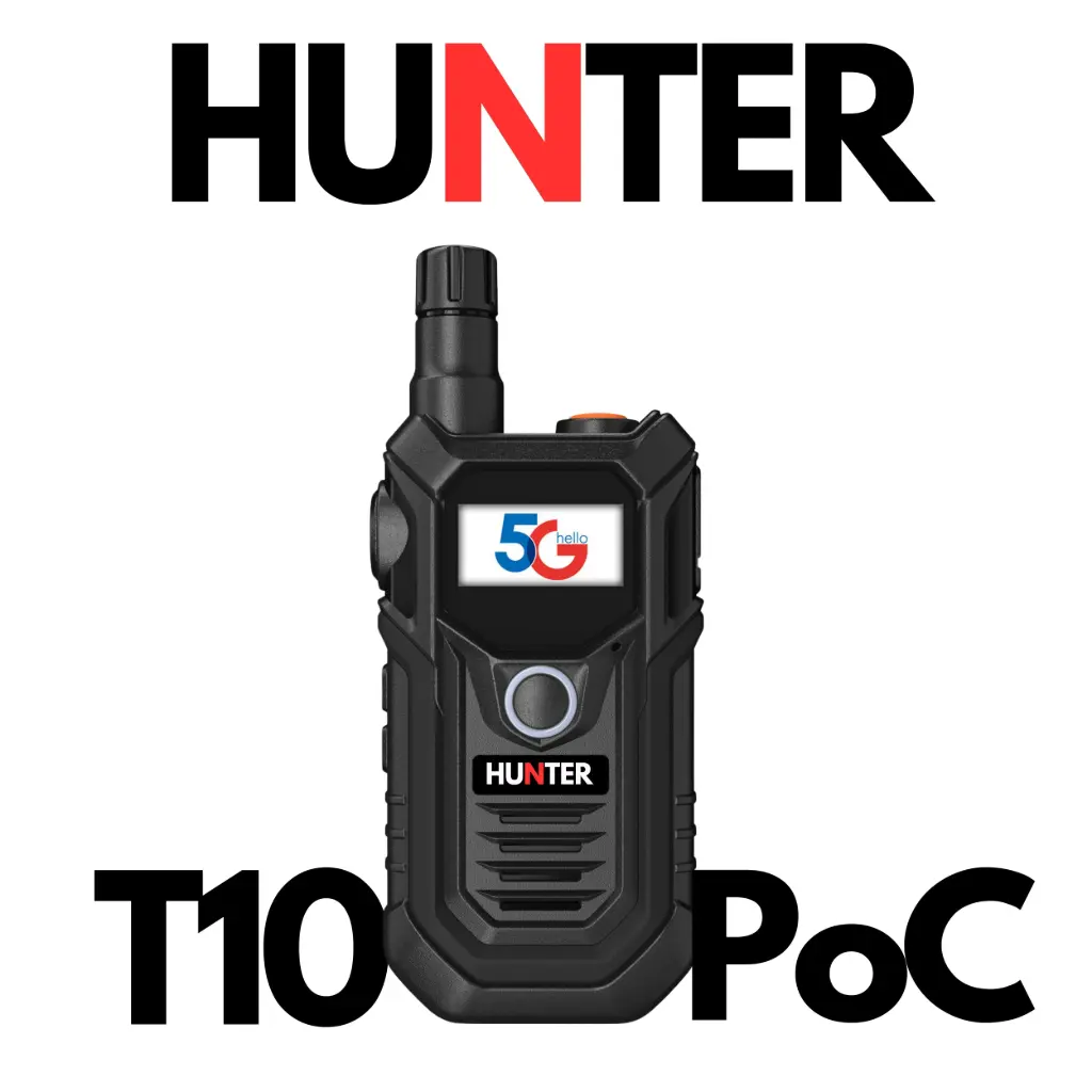Hunter T10 - Mini POC Radio 4G LTE Handheld Real PTT 5000Km Global Long Range