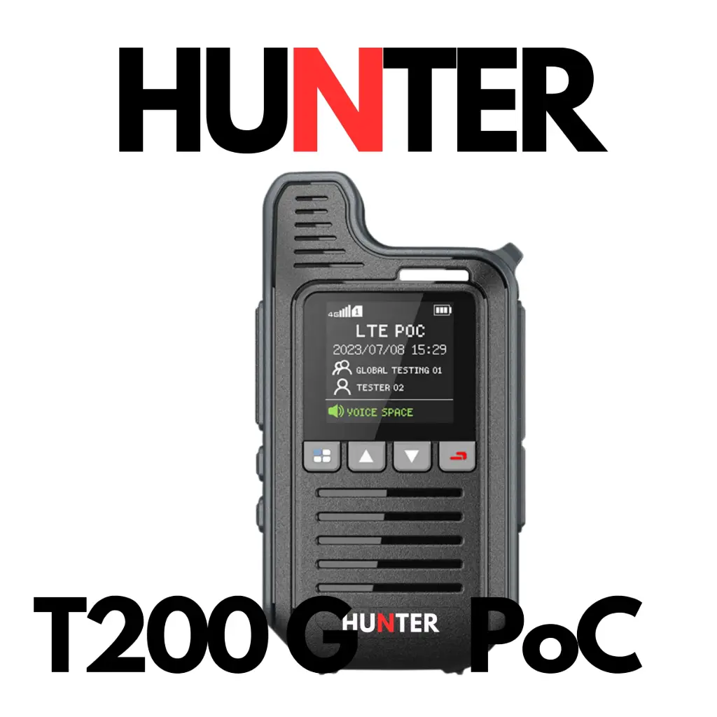Hunter T200GW - 4G LTE PoC Radio with GPS and WiFi