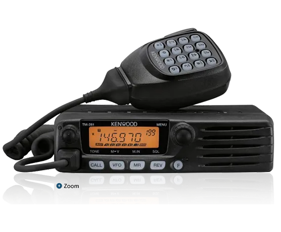 Kenwood TM281A VHF 136-174MHz with Keypad Mic