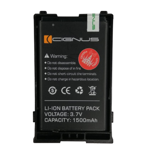 [CIG-XT1UHFBATT-1500] CIGNUS XT1 UHF BATTERY(1500)