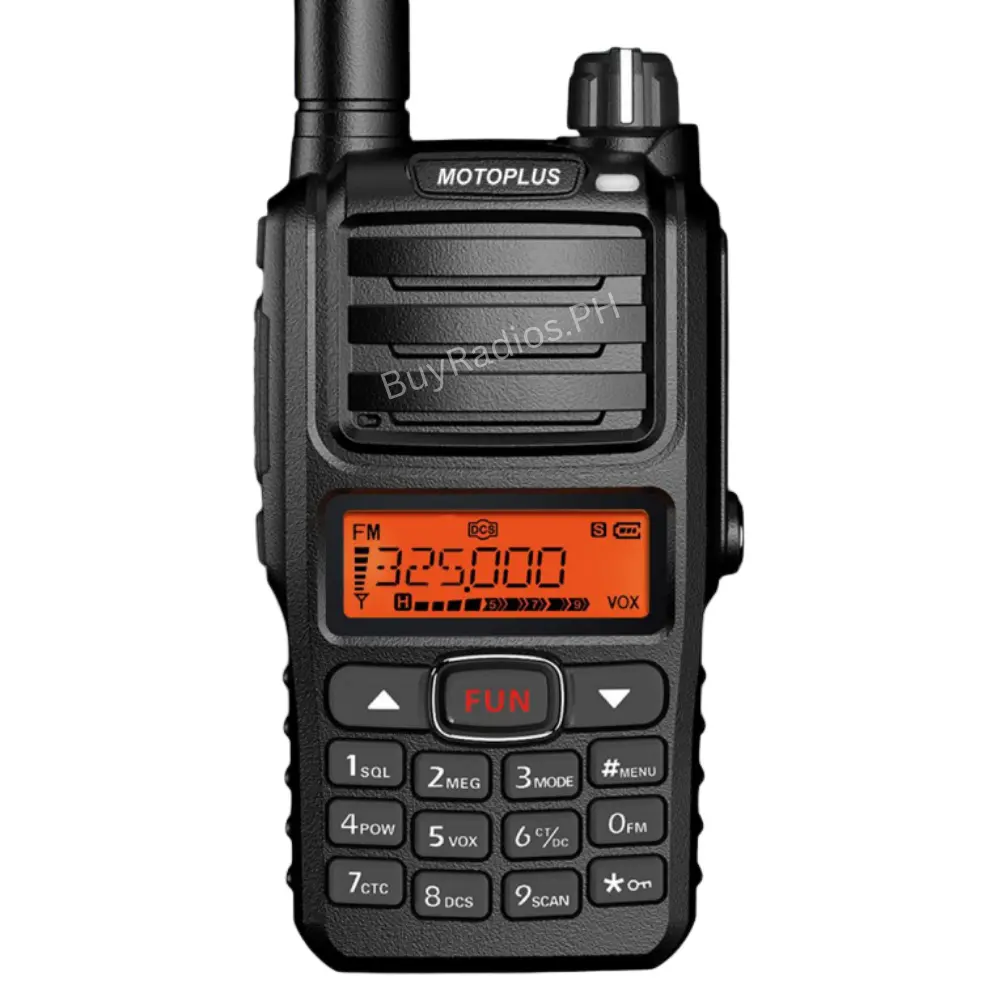 Motoplus MP-28 - SRRS License-Free Two-way Radio (325MHz) | buyradios.ph